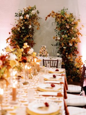 loot-rentals-funky-retro-wedding10 funky retro wedding dining and cake